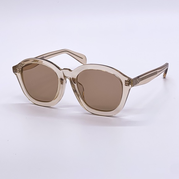 NEW CELINE SUNGLASSES CL40017F 57E BROWN CLEAR EYEWEAR CELINE - Picture 5 of 11